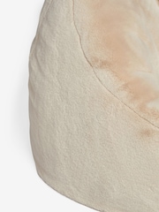 Natural Faux Fur Bean Bag Chair - Image 5 of 5