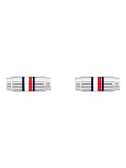 Tommy Hilfiger Silver Tone Stainless Steel Cufflinks - Image 1 of 2