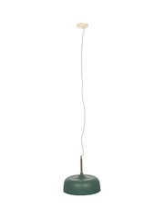Pacific Green Matte Green Dome Ceiling Light Pendant - Image 6 of 6