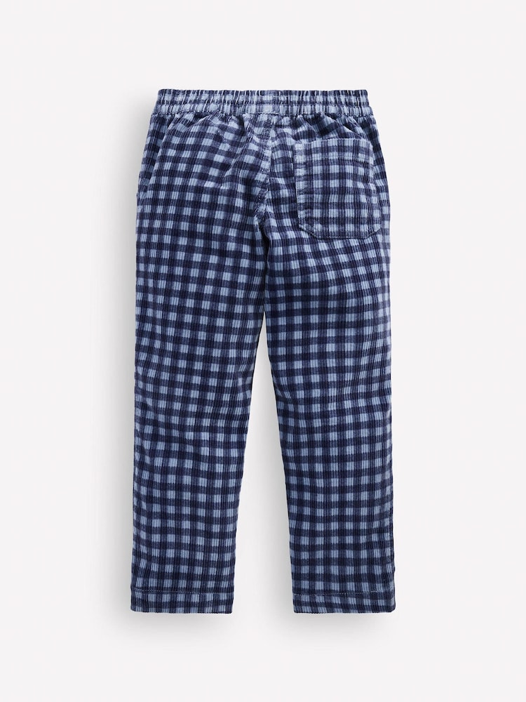 Boden Blue Pull-on Cord Trousers - Image 2 of 3 Boden Blue Pull-on Cord Trousers - Image 2 of 3