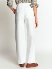 Boden White Barrel Leg Jeans - Image 3 of 6