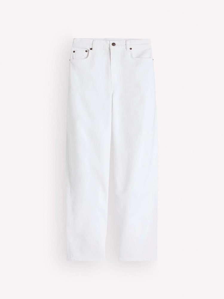 Boden White Barrel Leg Jeans - Image 6 of 6 Boden White Barrel Leg Jeans - Image 6 of 6