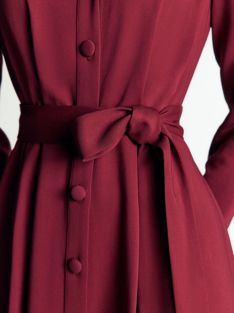Lila - Boden Kate Pleated Shirt Dress - Bild 2 von 6