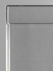 Laura Ashley Grey Swanson Steel Made to Measure Roman Blind - Image 3 of 7