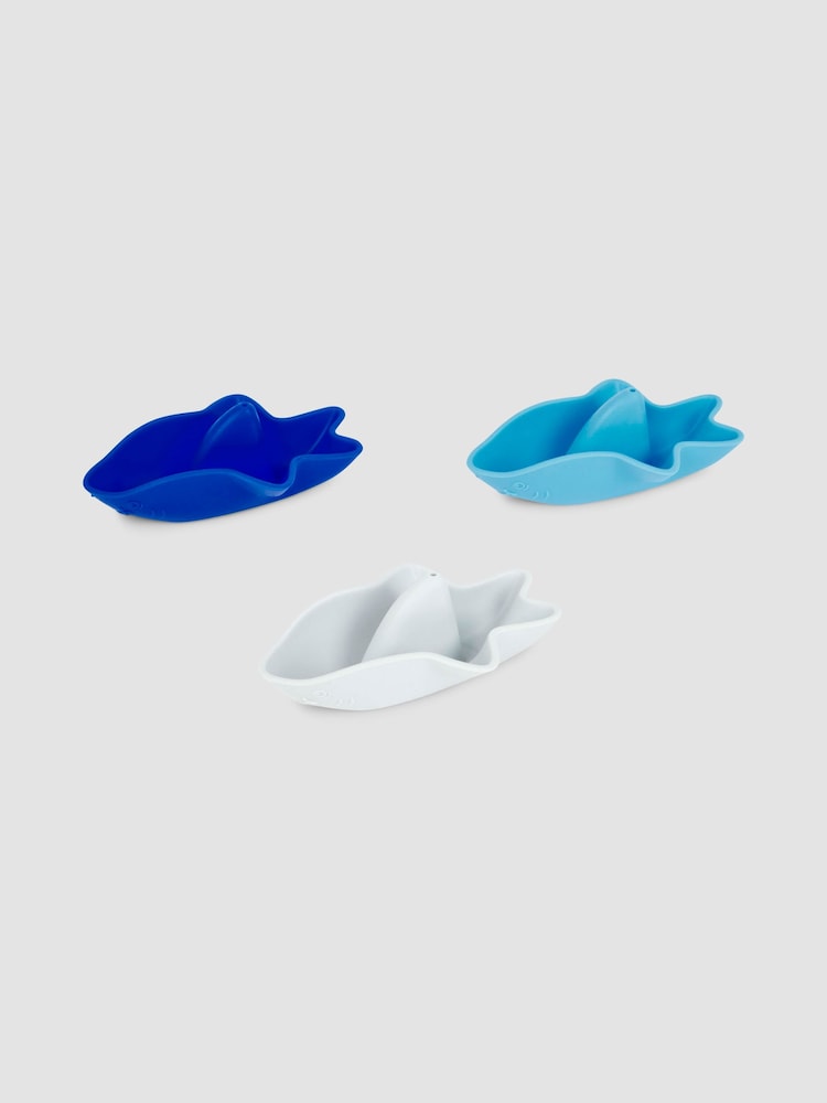JoJo Maman Bébé Set of 3 Shark Bath Toys - Image 2 of 3