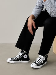 Converse Black Chuck Taylor All Star High Trainers - Image 1 of 9