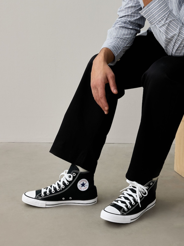 Converse Black Chuck Taylor All Star High Trainers - Image 1 of 9