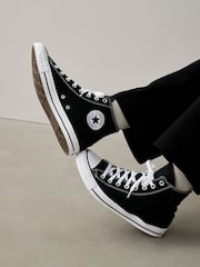 Converse Black Chuck Taylor All Star High Trainers - Image 3 of 9