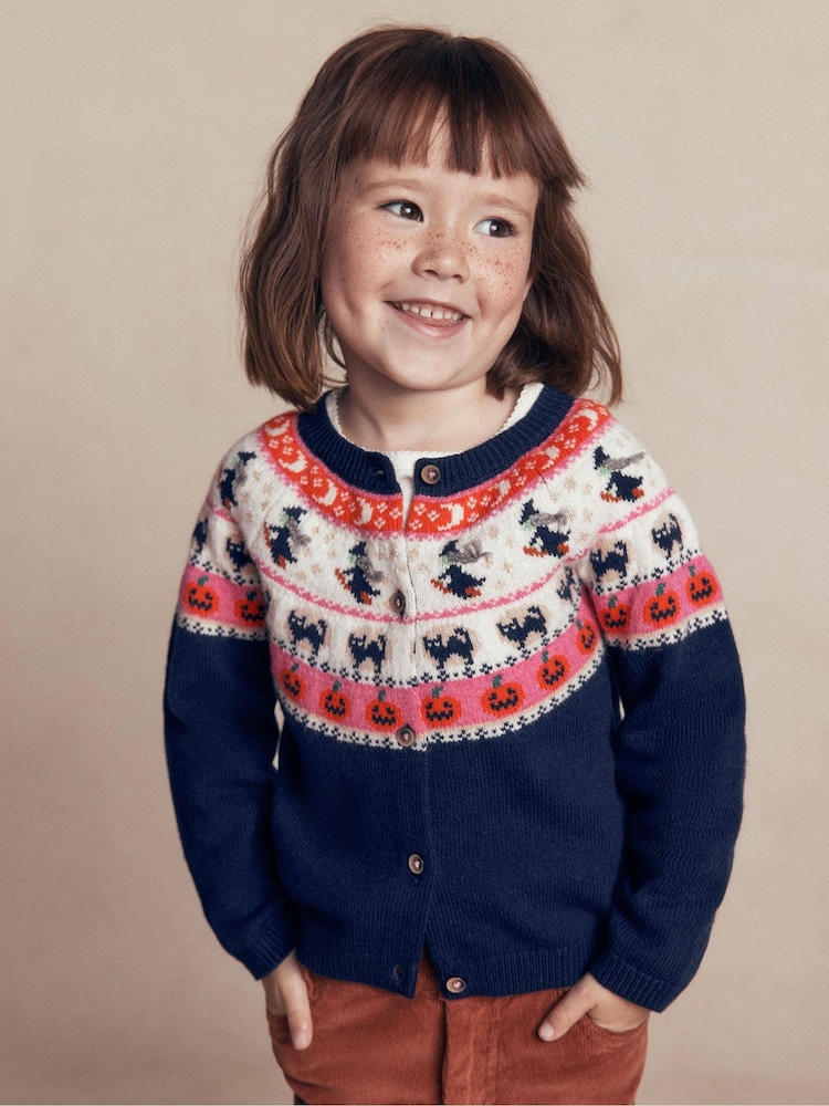 Boden Edie Halloween Fair Isle Cardigan - Larawan 1 ng 4 Boden Edie Halloween Fair Isle Cardigan - Larawan 1 ng 4