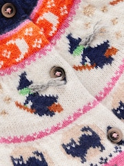 Boden Edie Halloween Fair Isle Cardigan - Larawan 3 ng 4