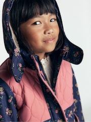 Boden Blue Joni Quilted Parka Coat - Image 2 of 10