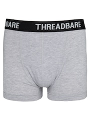 Threadbare Black/Grey Hipster Boxers 5 Packs - Image 3 of 6