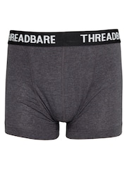 Threadbare Black/Grey Hipster Boxers 5 Packs - Image 4 of 6