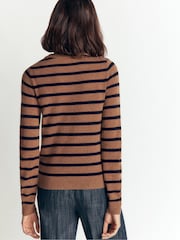 Boden Brown Elsie Cashmere Crew Jumper - Image 3 of 6