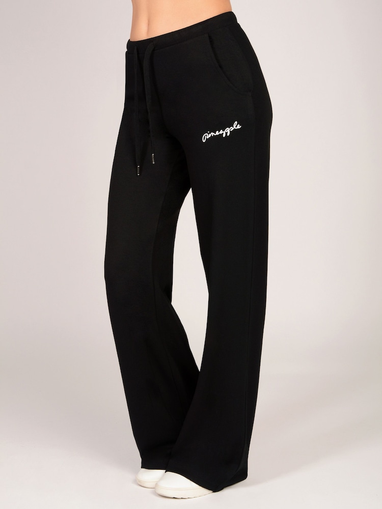 Pineapple Relaxed Wide Leg Jogger Trousers - Imaginea 1 din 8