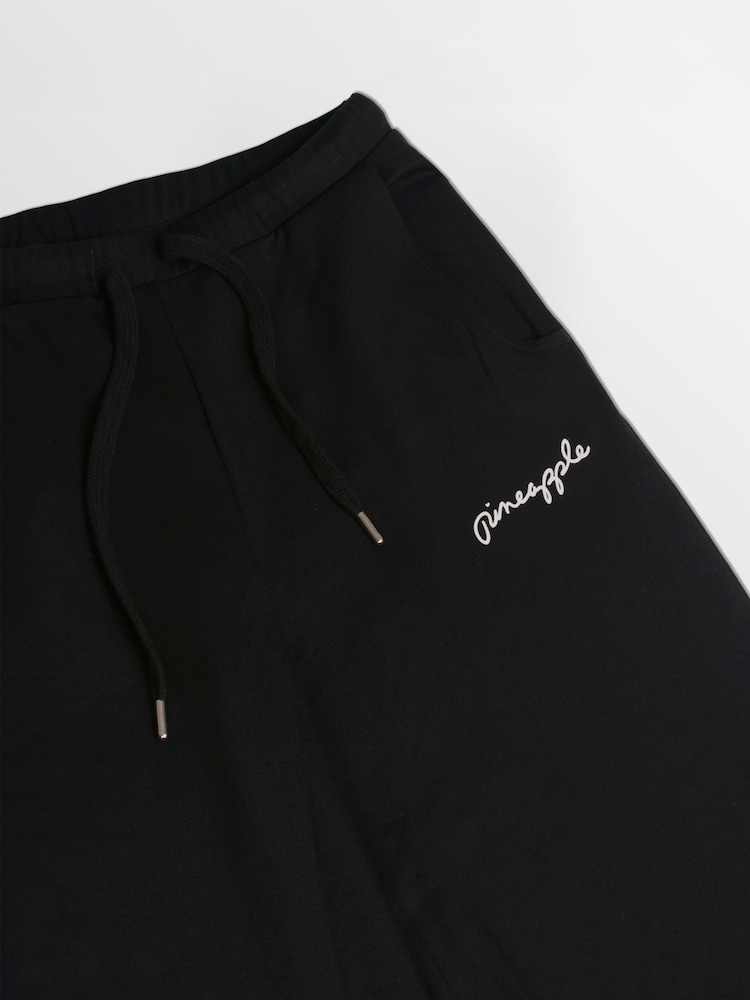 Pineapple Relaxed Wide Leg Jogger Trousers - Imaginea 8 din 8