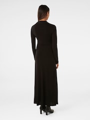 Forever New Black Petite Kaitlyn Collared Jersey Dress - Image 2 of 4