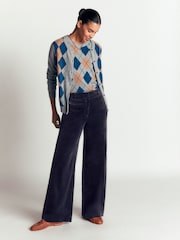 Boden Blue Belgravia Cord Trousers - Image 1 of 5