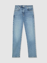 Reiss Light Blue Isabel Slim-Leg Mid-Rise Jeans - Image 2 of 5