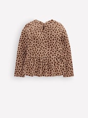 Boden Long Sleeve Peplum Top - תמונה 2 מתוך 3