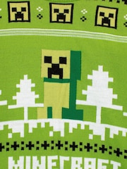 Character Green Minecraft Christmas Jumper - Image 2 of 2