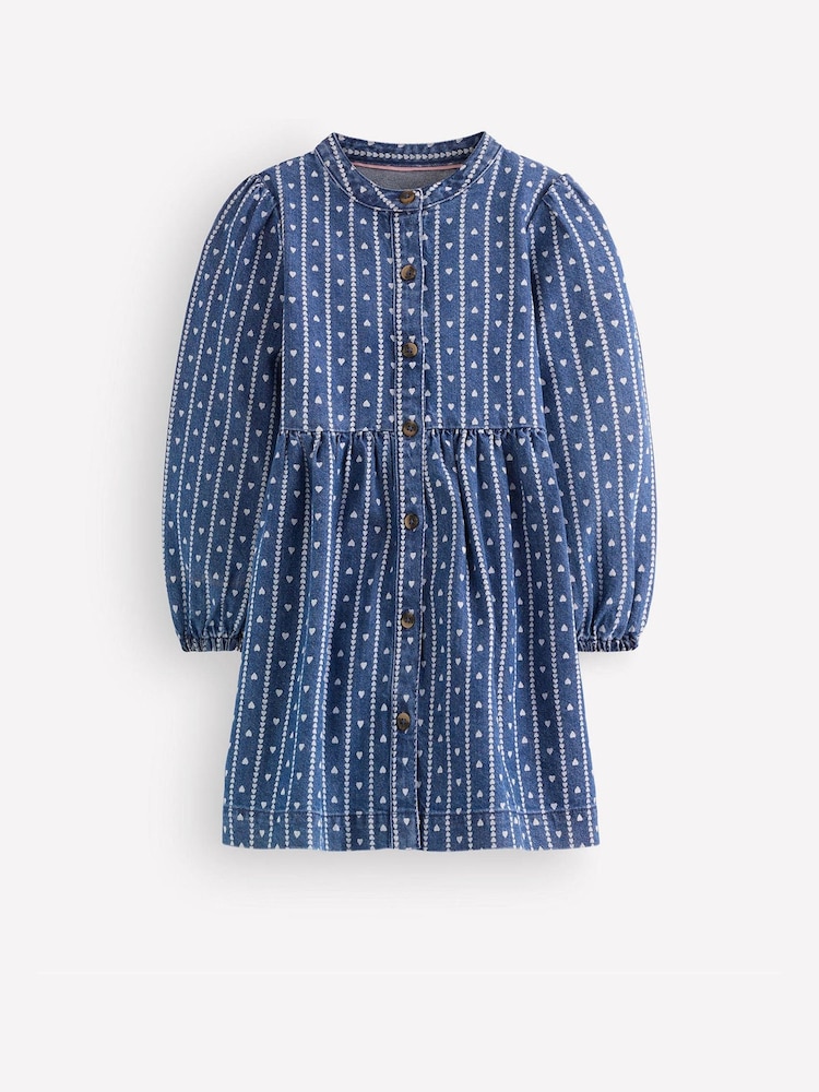 Boden Betsy Woven Puff Sleeve Dress - Bild 1 von 3 Boden Betsy Woven Puff Sleeve Dress - Bild 1 von 3