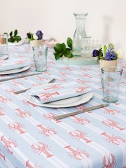 Avalon Home Blue Striped Lobster Tablecloth - Image 2 of 5