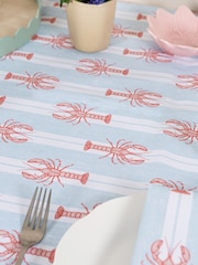 Avalon Home Blue Striped Lobster Tablecloth - Image 3 of 5