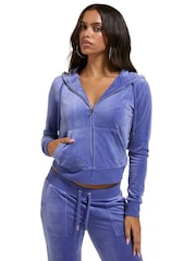 Púrpura - Sudadera con capucha con cremallera de Juicy Couture - Imagen 1 de 6