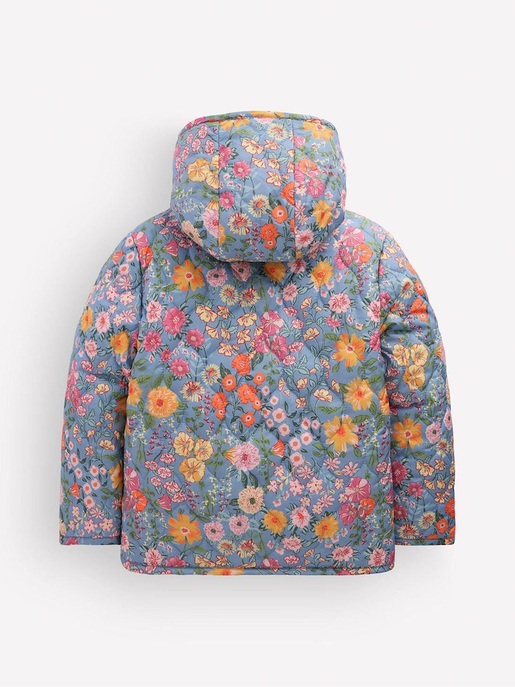 Boden Blue Borg Padded Jacket - Image 2 of 5 Boden Blue Borg Padded Jacket - Image 2 of 5