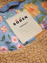 Boden Blue Borg Padded Jacket - Image 4 of 5