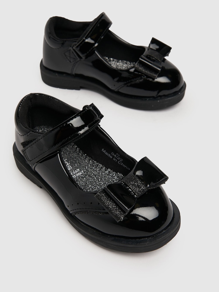 Schuh Laughter Patent Black Shoes - Image 2 of 4