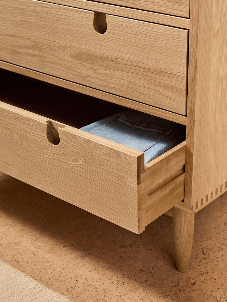 MADE.COM Oak Penn 3 Drawer Chest of Drawers - Image 2 of 6