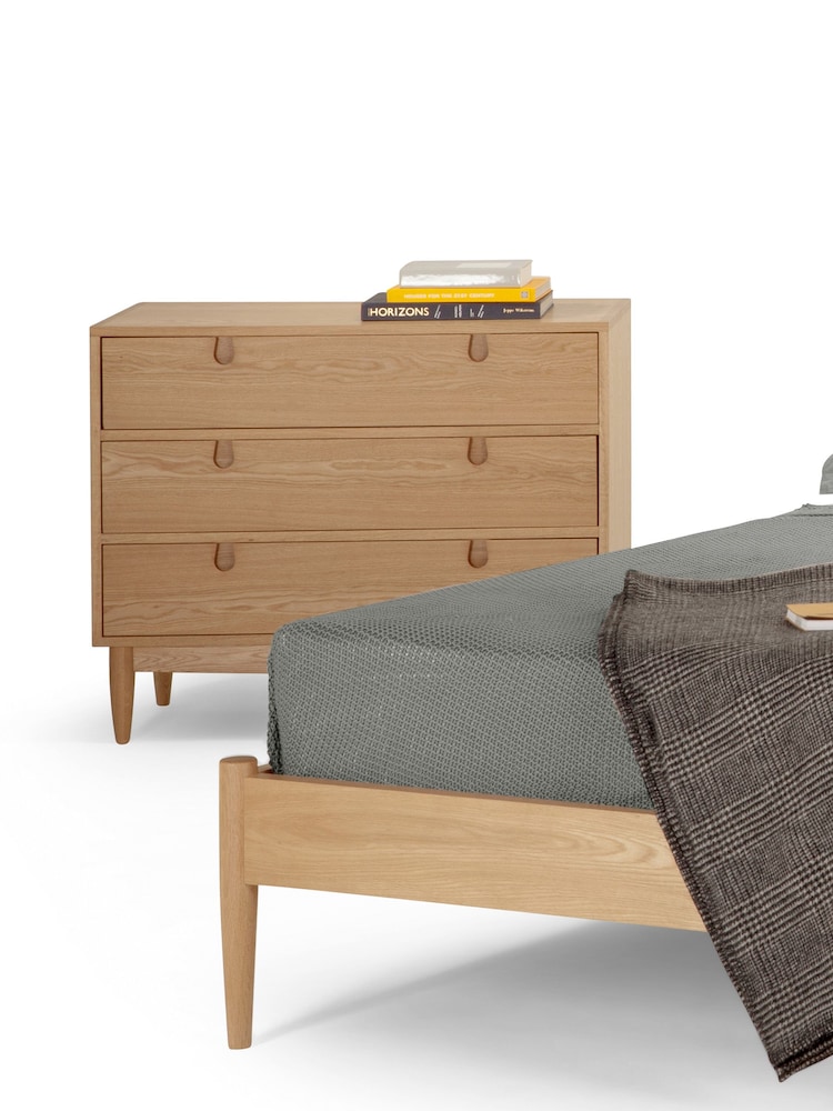 MADE.COM Oak Penn 3 Drawer Chest of Drawers - Image 6 of 6