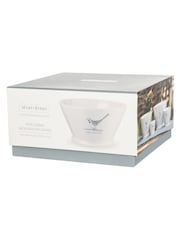 Mary Berry White Garden Forget Me Not Medium Serving Bowl - Image 3 of 4