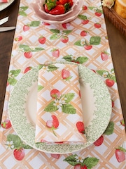 Camino de mesa con diseño de pícnic con fresas de Avalon Home - Imagen 2 de 5