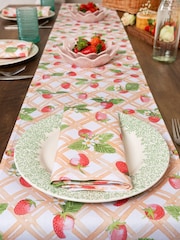 Camino de mesa con diseño de pícnic con fresas de Avalon Home - Imagen 3 de 5