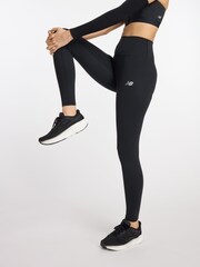 New Balance Black Harmony High Rise 27inch Leggings - Image 4 of 9