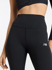 New Balance Black Harmony High Rise 27inch Leggings - Image 6 of 9