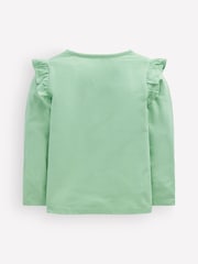 Boden Green Long Sleeve Superstitch T-Shirt - Image 2 of 3
