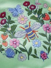 Boden Green Long Sleeve Superstitch T-Shirt - Image 3 of 3
