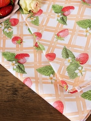 Avalon Home Red Strawberry Picnic Tablecloth - Image 4 of 6