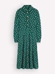 Boden Green Etta Piping Detail Ponte Dress - Image 5 of 5