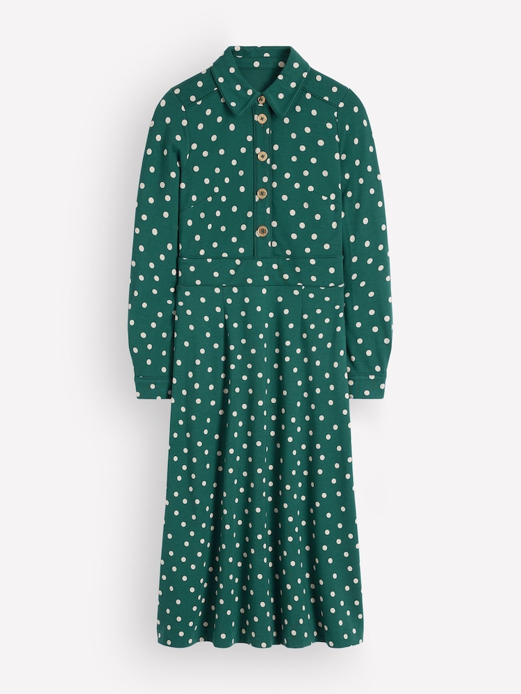 Boden Green Etta Piping Detail Ponte Dress - Image 5 of 5 Boden Green Etta Piping Detail Ponte Dress - Image 5 of 5