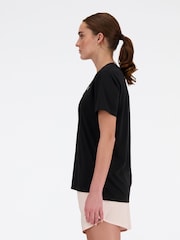 New Balance Black Womens Essentials T-Shirt - Image 4 of 4