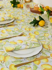 Avalon Home Yellow Summer Lemons Tablecloth - Image 3 of 6