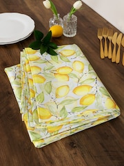 Avalon Home Yellow Summer Lemons Tablecloth - Image 4 of 6
