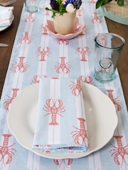 Avalon Home Blue Striped Lobster Table Runner - Image 2 of 6