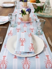 Avalon Home Blue Striped Lobster Table Runner - Image 3 of 6