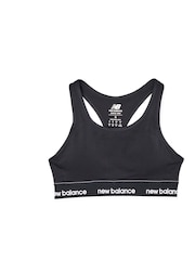 New Balance Black Sleek Medium Spport Sports Bra - Image 1 of 3